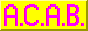 Sticker que dice 'A.C.A.B.'